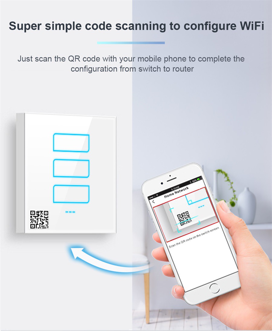 LANBON Cellular Switch Three gang Touch Smart Switch L8C-HS3 06 LANBON Cellular Switch Three gang Touch Smart Switch L8C-HS3 06