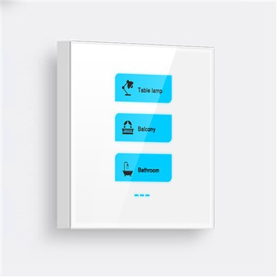 Zigbee Tres Interruptors Tàctils