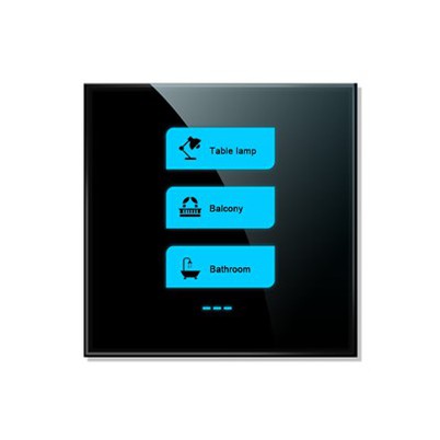 Zigbee Doble Interruptor Tàctil